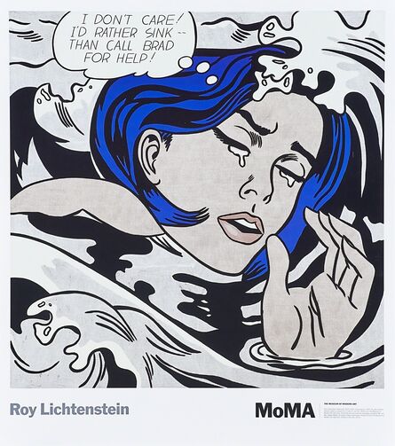 Roy Lichtenstein, ‘Drowning Girl, Nudes With Beachball (Two Works)’, 2013