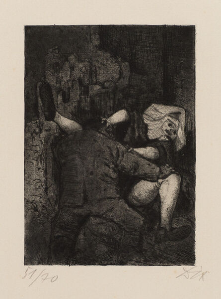 Otto Dix, ‘Soldat und Nonne.’, 1924