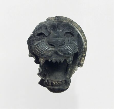 Unknown Assyrian, ‘Furniture element carved in the round with the head of a roaring lion’, ca. 9th–8th century B.C.