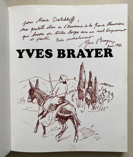 Yves Brayer, ‘Peasant girl on her donkey’, 1982