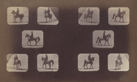 Eadweard Muybridge, ‘Illustrations of the Paces Walking, Plate LX’, 1878-1879