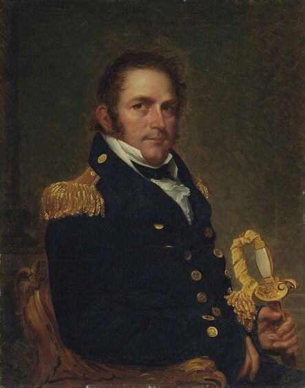 ‘Portrait of a naval officer, half-length, possibly Charles Goodwin Ridgely (1784-1848)’