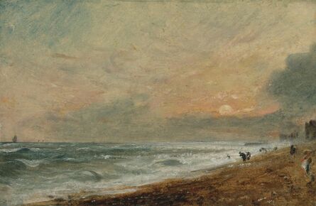 John Constable, ‘Hove Beach’, 1824 to 1828
