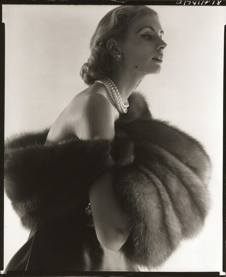 Horst P. Horst, ‘Suzy Parker, Fur Series for Vogue’, 1949