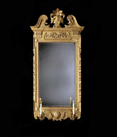 Unknown, ‘A RARE GEORGE II CARVED GILTWOOD MIRROR’, 1735