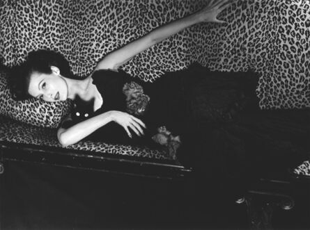 Louise Dahl-Wolfe, ‘Mary Jane Russell on Leopard Sofa, Paris’, 1951