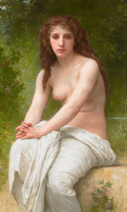 William-Adolphe Bouguereau, ‘Réflexion (Reflection)’, 1898