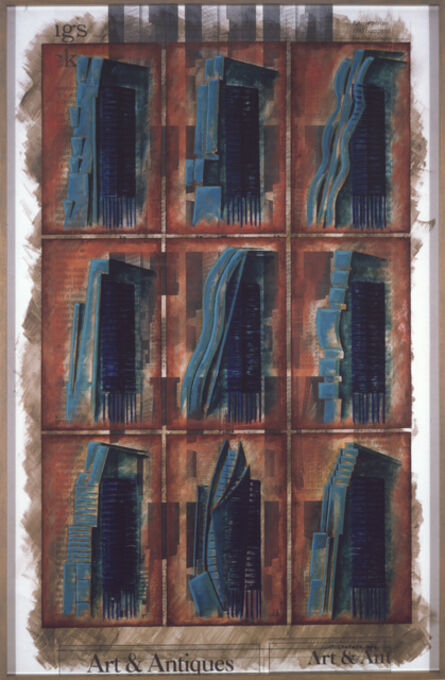 Melvin Charney, ‘One size fits all / 4: From J.L Durand to Manhattan Skyscraper Culture’, 2002