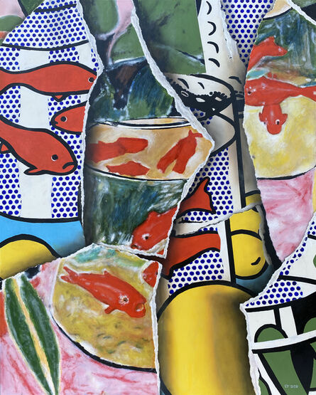 Cesar Santander, ‘Goldfish with Matisse’, 2020