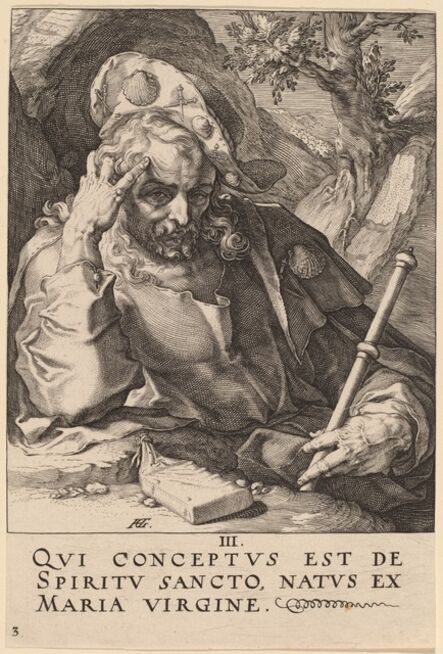 Hendrik Goltzius, ‘Saint James Major’, probably 1589