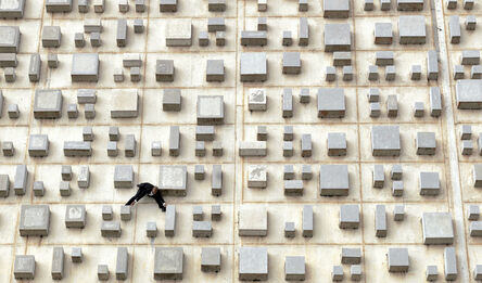Vincent Fournier, ‘Facade of the Claudio Santoro National Theater, concrete panel by Athos Bulcão, Brasília, 2012’, 2012
