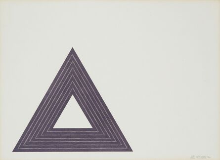 Frank Stella, ‘Purple Series’, 1972