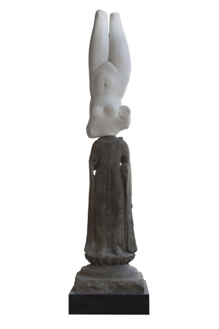 Xu Zhen 徐震, ‘Eternity-Sui Dynasty Standing Bodhisattva, Marble Statuette of Aphrodite Anadyomene’, 2014