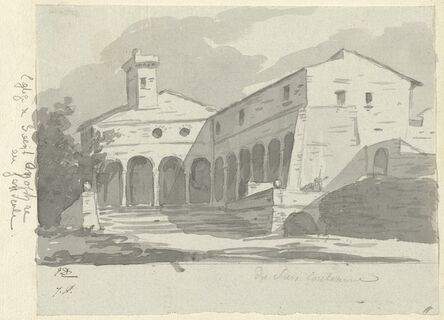 Jacques-Louis David, ‘Church of Sant' Onofrio, Rome’, 1775/80