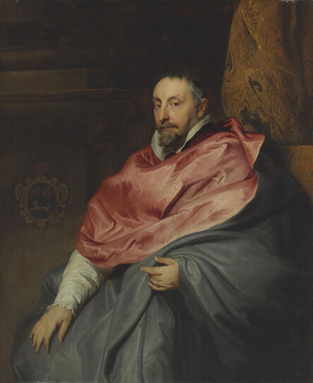 Circle of Sir Anthony van Dyck, ‘Portrait of Bishop Antonius Triest (1576-1657), three-quarter length, seated’