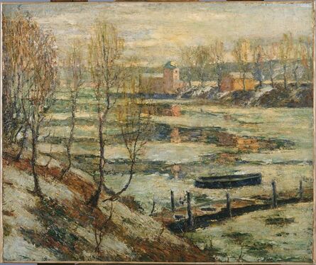 Ernest Lawson, ‘Ice in the River’, ca. 1907