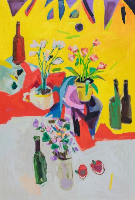 Zygmund Jankowski, ‘Still Life, Four Bottles’, ca. 1980