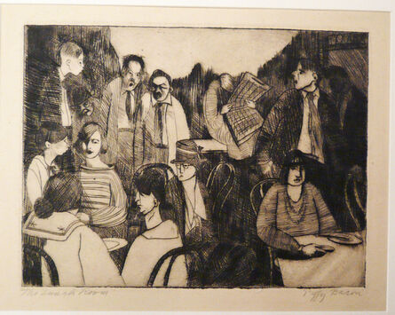 Peggy Bacon, ‘THE LUNCH ROOM (LUNCH AT THE LEAGUE)’, 1918