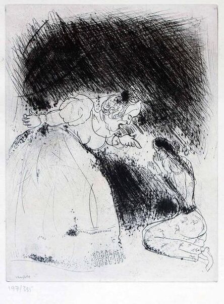 Marc Chagall, ‘La Femme du Gouverneur gronde sa fille - From the series "Les Ames Mortes"’, 1923-1927