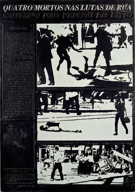 Antonio Manuel, ‘Quatro Mortos Nas Lutas de Rua’, 1968