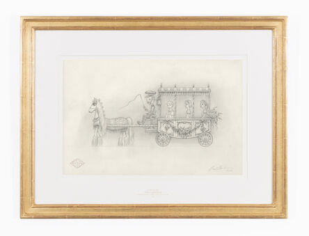 Mark Ryden, ‘The Carriage (drawing)’, 2016