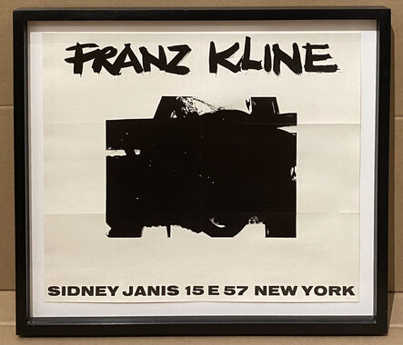 Franz Kline, ‘Franz Kline Sidney Janis Exhibition Announcement’, 1956