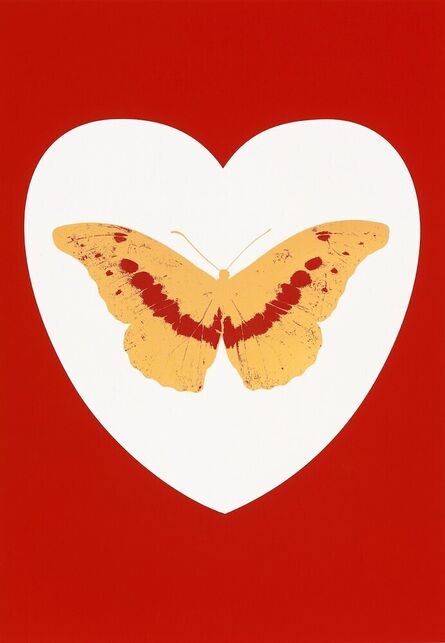 Damien Hirst, ‘I Love You – White, Coral, Oriental Gold, Cool Gold ’, 2015