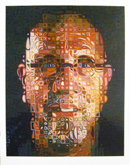 Chuck Close, ‘Self-Portrait Screenprint 2012’, 2012