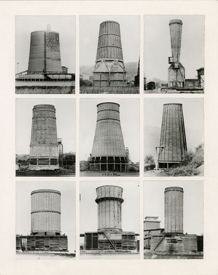 Bernd and Hilla Becher, ‘Cooling towers Belgium, France, Luxembourg’, ca. 1967-1971