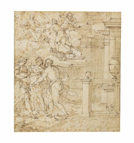 Giovanni Battista Castello, il Bergamasco, ‘The quarrel of Venus, Jupiter and Minerva’