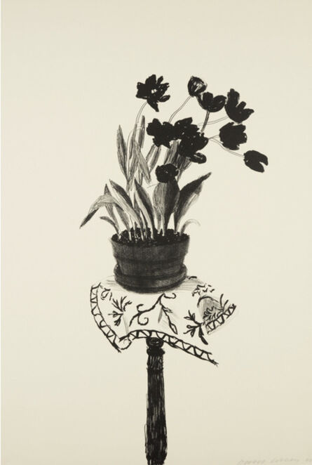 David Hockney, ‘Black Tulips’, 1980