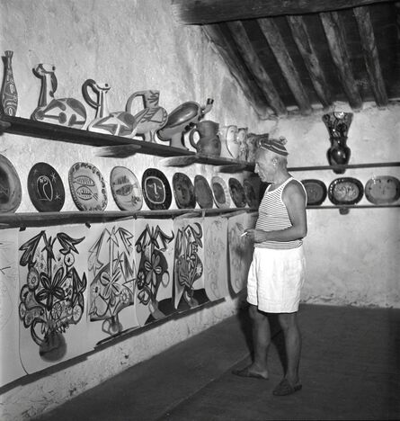 Yves Manciet, ‘Picasso in the Madoura studio, Vallauris’, 1948