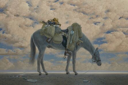 Tim Storrier, ‘Equine Impedimenta - Tully's Baggage (late afternoon)’, 2019
