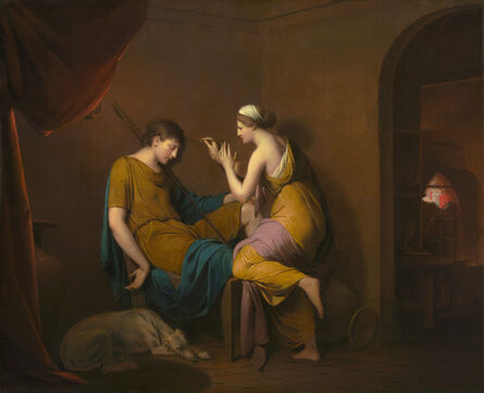 Joseph Wright, ‘The Corinthian Maid’, 1782-1784
