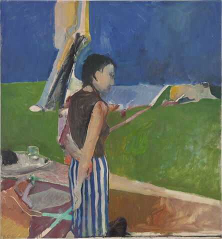 Richard Diebenkorn, ‘Girl on a Terrace’, 1956
