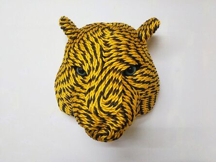 Okamoto Mitsuhiro, ‘Tiger Head, from Tiger Rope Pattern’, 2018