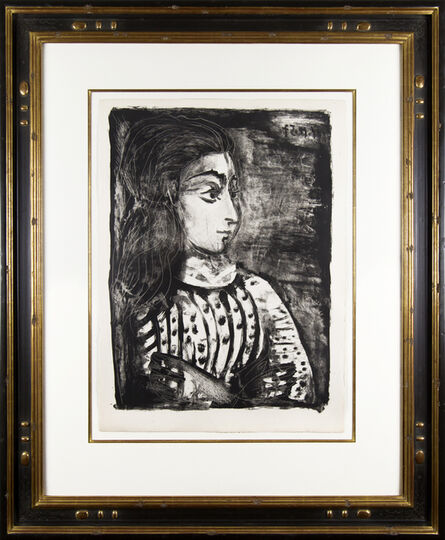 Pablo Picasso, ‘Jacqueline de profil (Buste de femme au corsage blanc)’, 1958