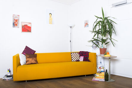 Benjamin Li, ‘Te Koop (For Sale) Orange design couch’, 2014