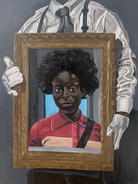 Glenn Hardy, ‘Black girl, black girls, you belong in a gallery’, 2021