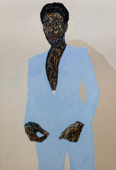 Amoako Boafo, ‘Baby Blue Suit’, 2020