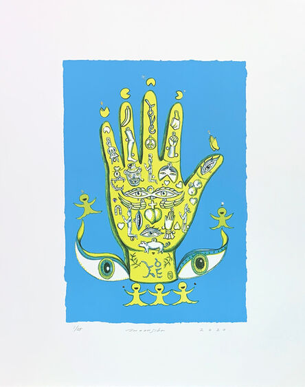 Jiha Moon, ‘Magic Hand (blue)’, 2020