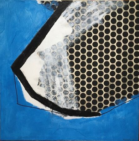 Diane Englander, ‘Black Dots with Blue’, 2021