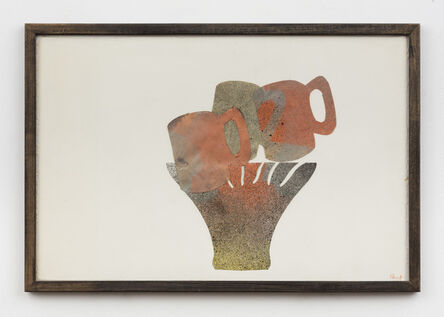 Prunella Clough, ‘Vase and Mugs’, 1988