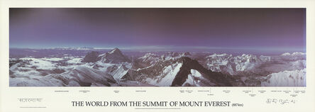 Roderick D. Mackenzie, ‘The World from the Summit of Mount Everest’, 1989