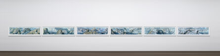 Uwe Walther, ‘1:25'000 Swiss Panorama (Polyptichton)’, 2013-2015