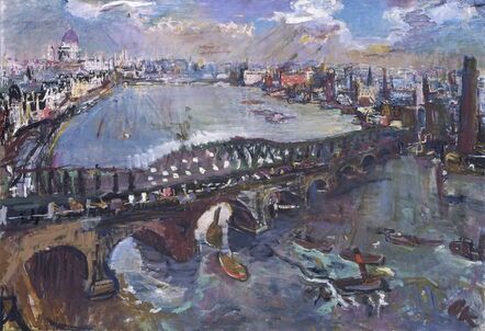 Oskar Kokoschka, ‘London, Waterloo Bridge’, 1926