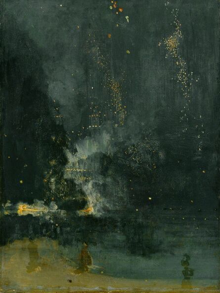 James Abbott McNeill Whistler, ‘Nocturne in Black and Gold, the Falling Rocket’, 1875
