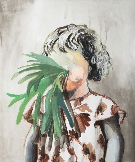 Hanna Ilczyszyn, ‘Girl with a plant’, 2014