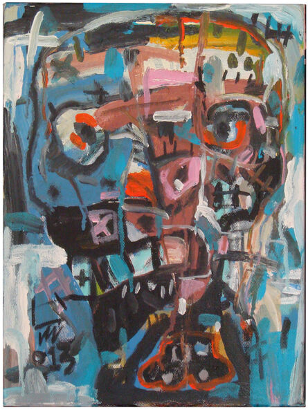 Nguyen Cong Cu, ‘'Face II' Oil on Canvas Abstract Painting’, 2013