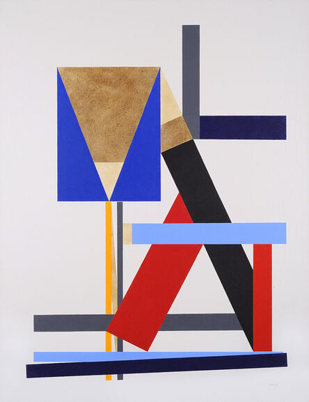 George Johnson, ‘Construction with Brown Triangle’, 1986